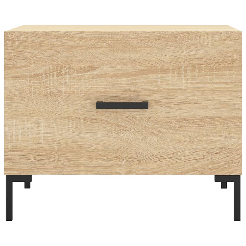 vidaXL Coffee Tables 2 pcs Sonoma Oak 50x50x40 cm Engineered Wood 6