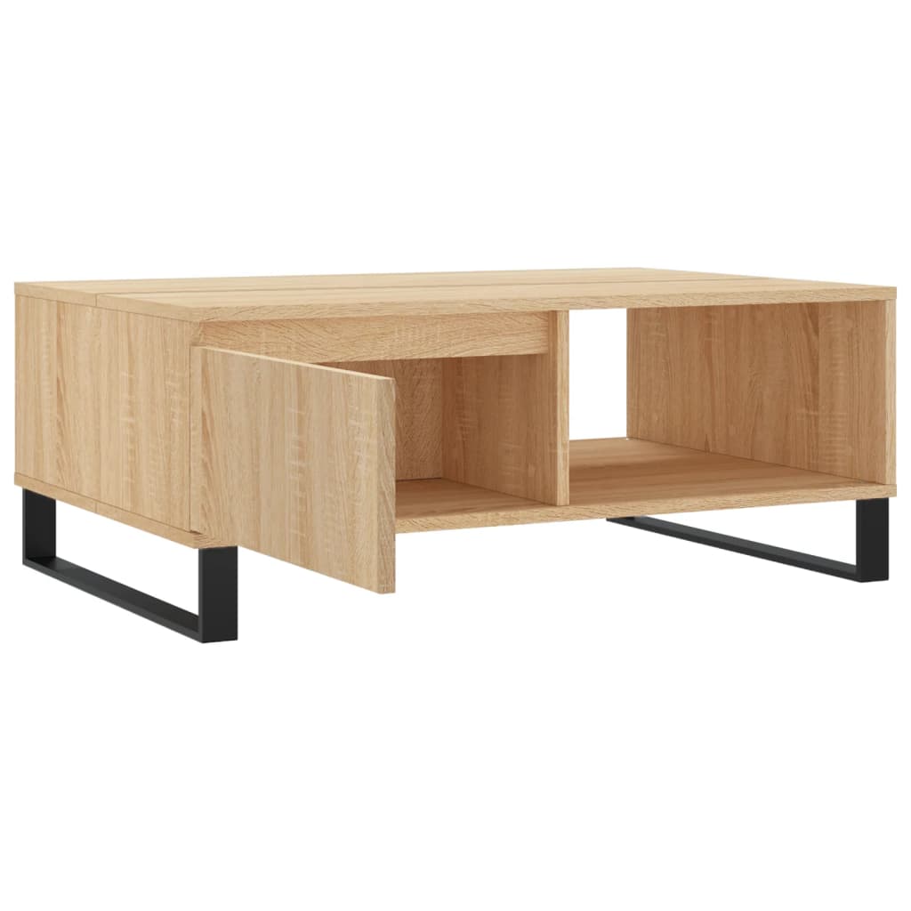 vidaXL Coffee Table Sonoma Oak 90x60x35 cm Engineered Wood 6