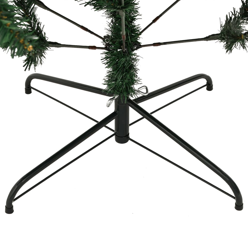 vidaXL Artificial Hinged Christmas Tree with Stand 150 cm 6