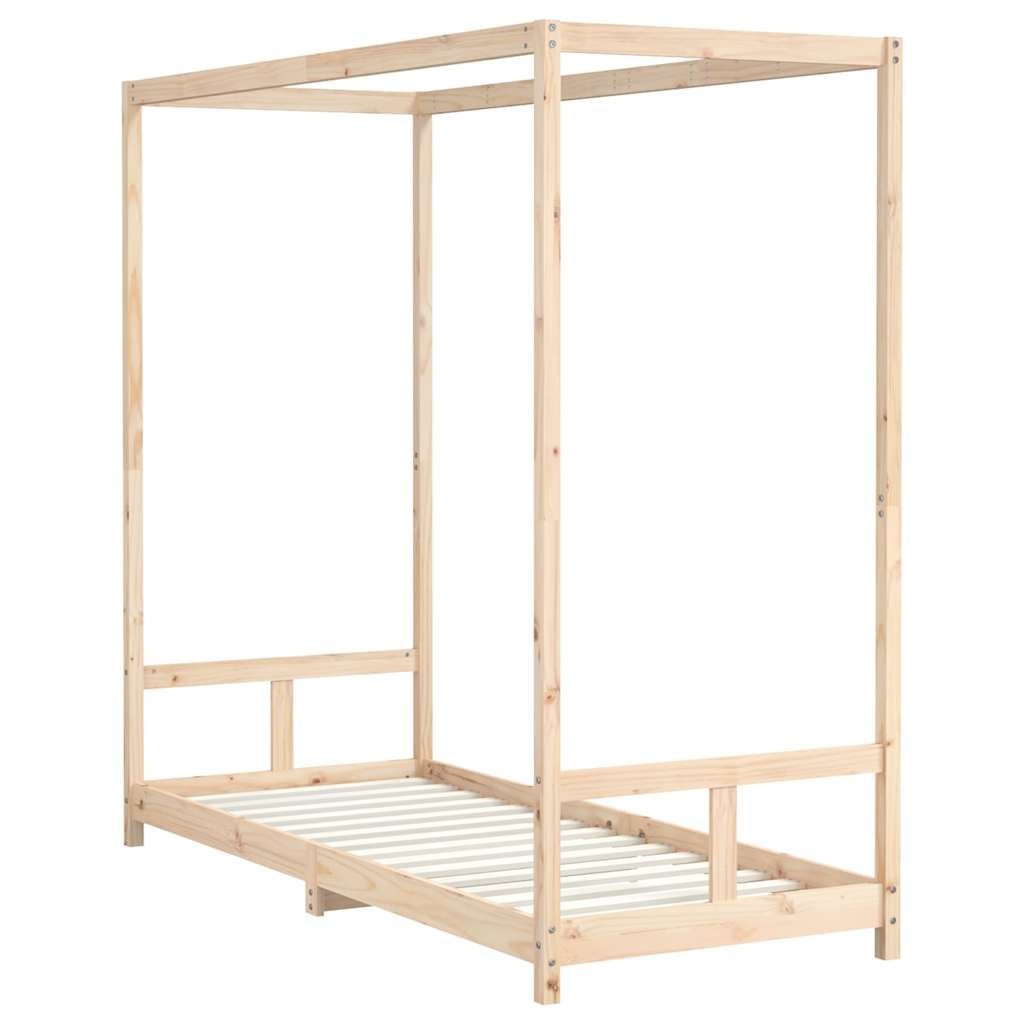 vidaXL Kids Bed Frame 80x200 cm Solid Wood Pine 6