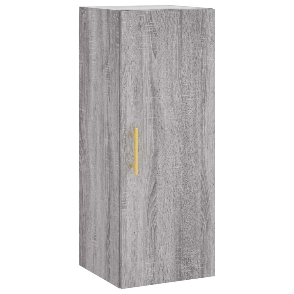 vidaXL Highboard Grey Sonoma 34,5x34x180 cm Engineered Wood 6