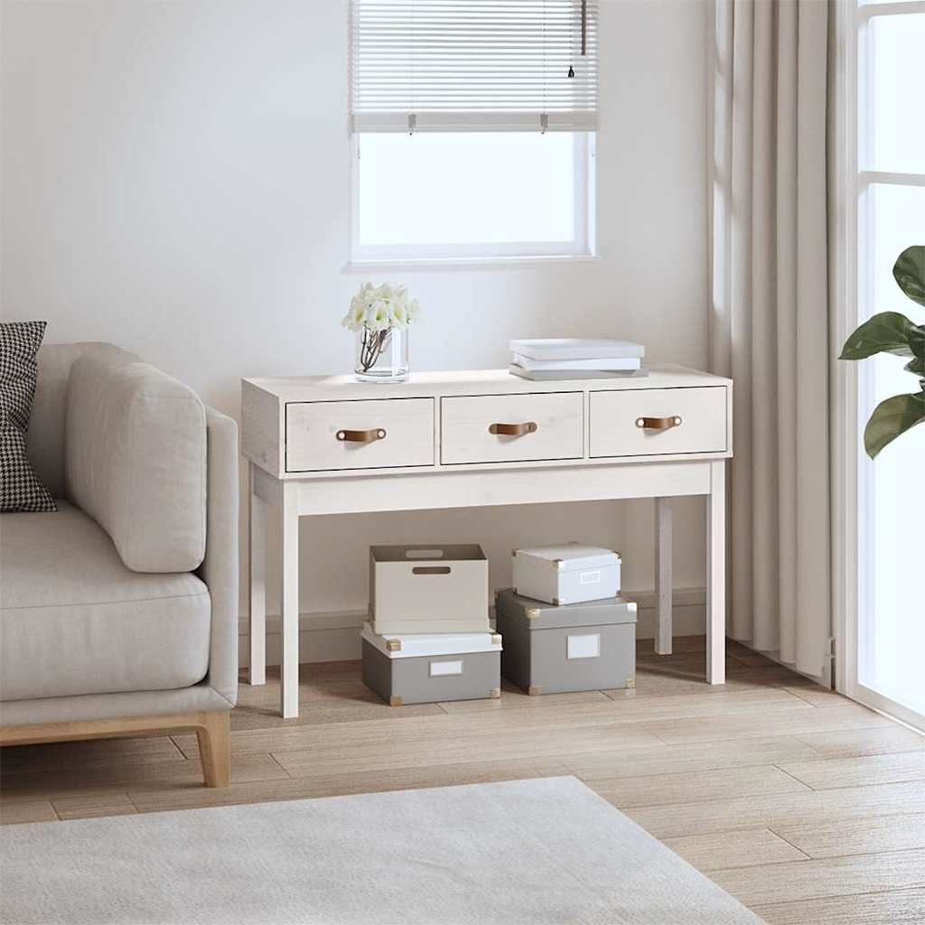 vidaXL Console Table 76.5x40x75 cm Solid Wood Pine