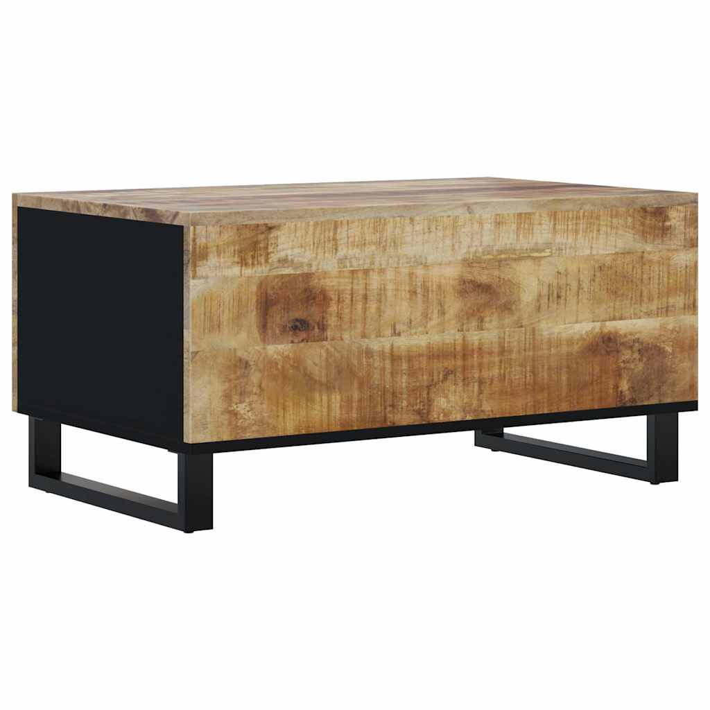 vidaXL Coffee Table 80x50x40 cm Solid Wood Mango&Engineered Wood 6