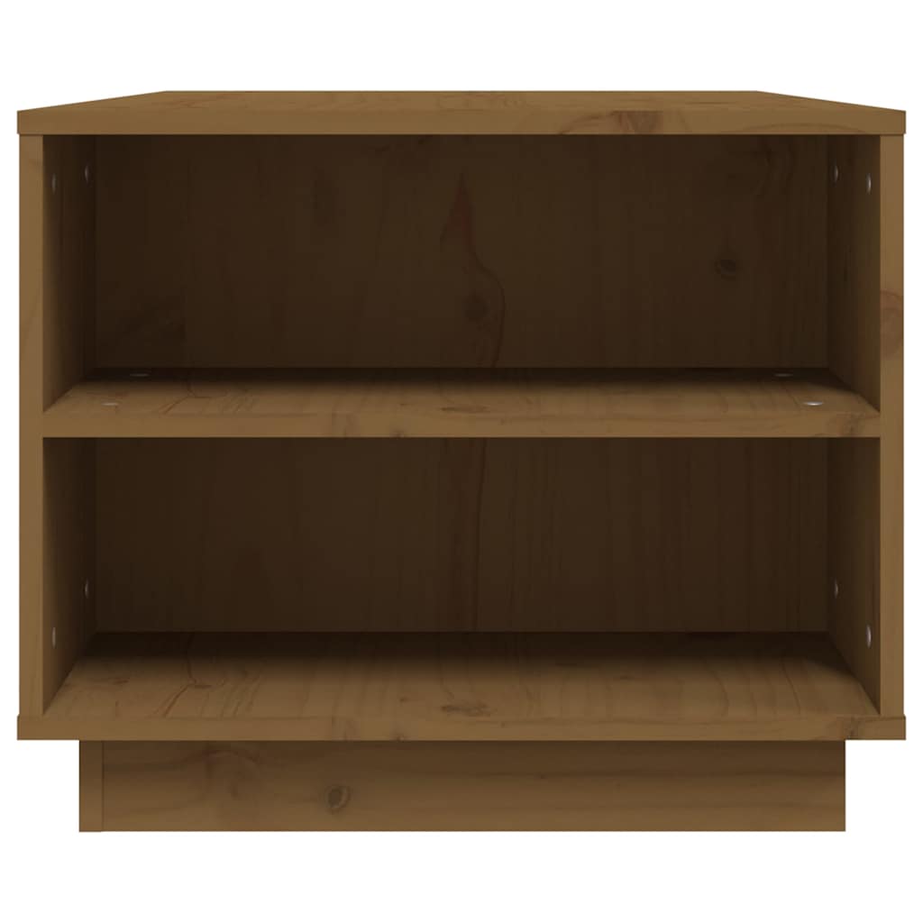 vidaXL Coffee Table | Honey Brown | Solid Pine Wood | Medium | Coffee Table 6