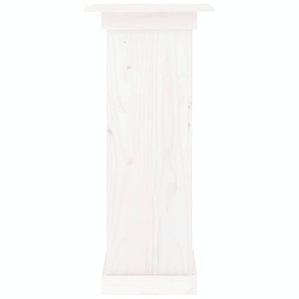 vidaXL Flower Stand White 40x40x90 cm Solid Wood Pine 6