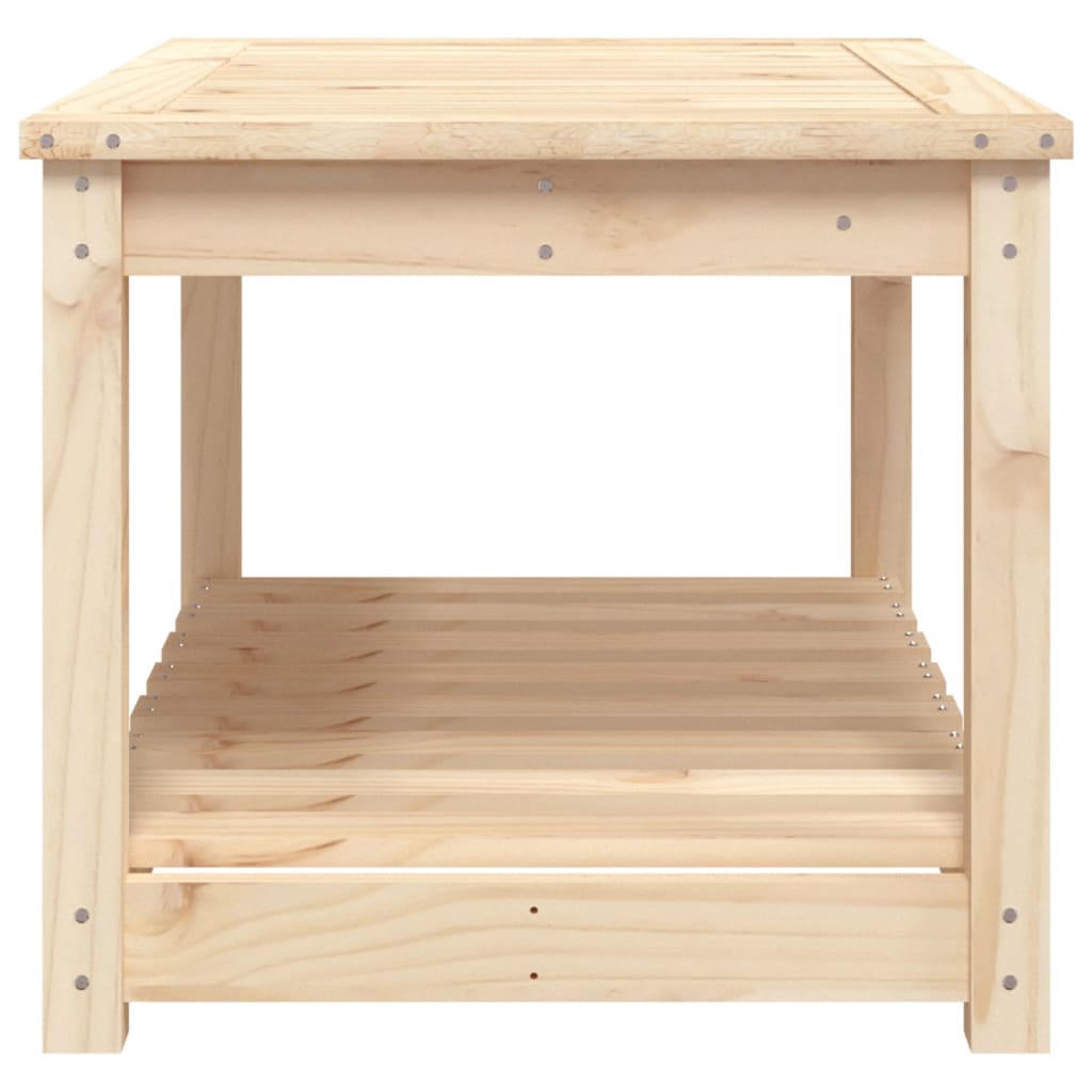 vidaXL Garden Table 82.5x50.5x45 cm Solid Wood Pine 6