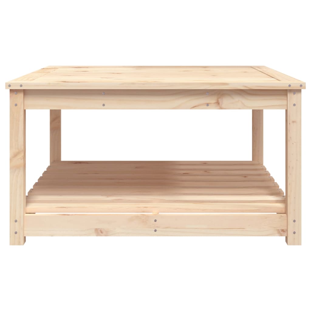 vidaXL Garden Table 82.5x82.5x45 cm Solid Wood Pine 6