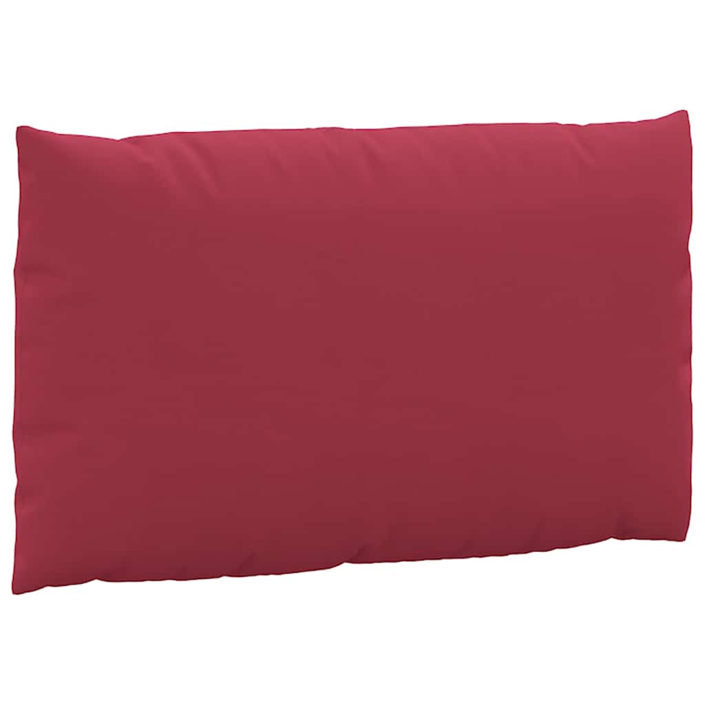 vidaXL Pallet Cushions 3 pcs Wine Red Oxford Fabric 6