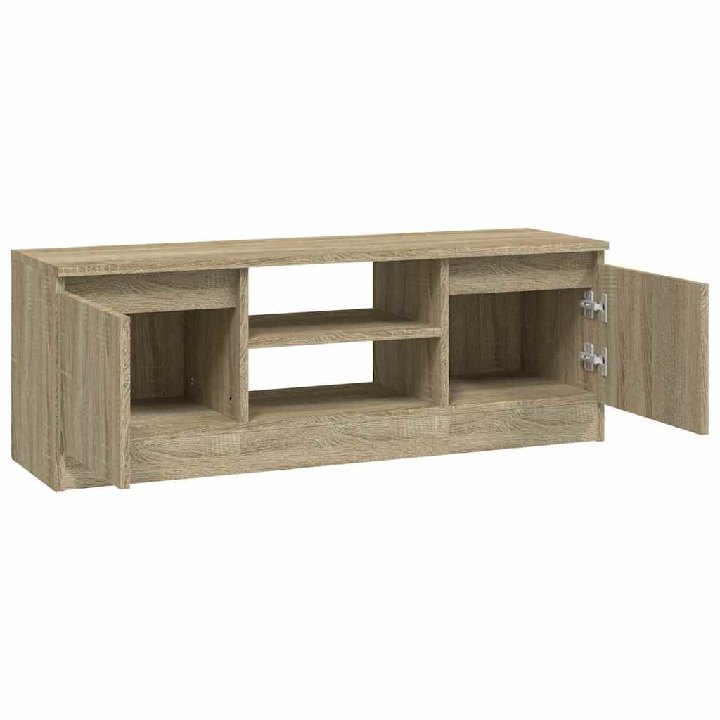 vidaXL TV Cabinet with Door Sonoma Oak 102x30x36 cm 6