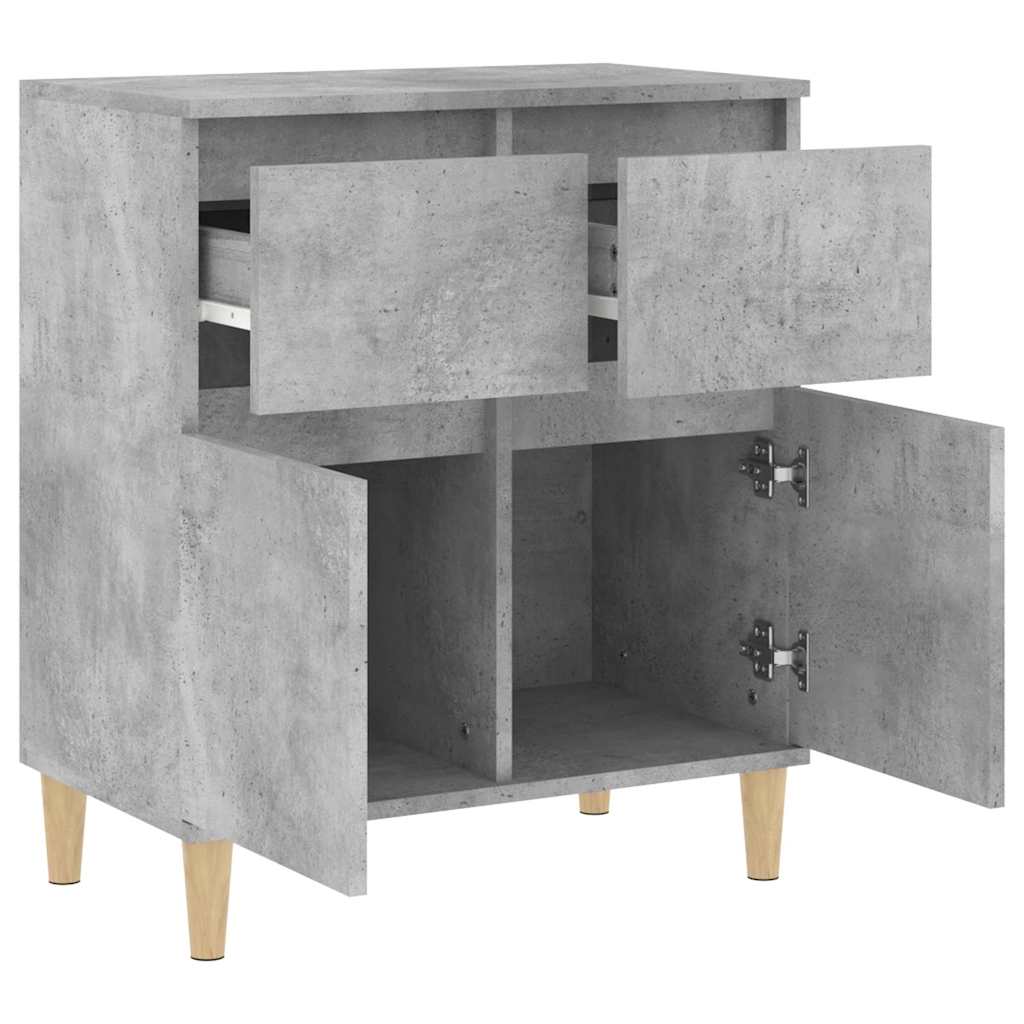 vidaXL Sideboard Concrete Grey 60x35x70 cm Engineered Wood 6