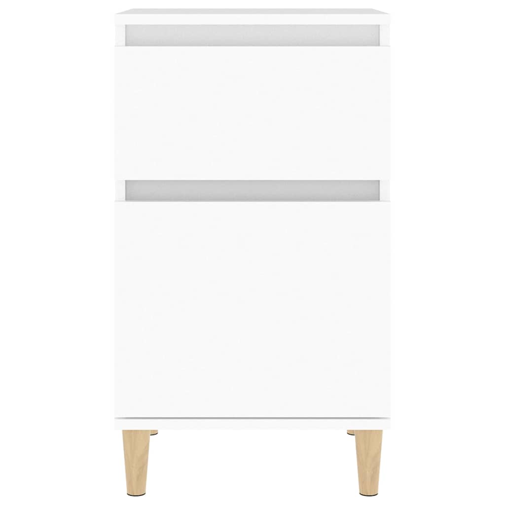 vidaXL Bedside Cabinet White 40x35x70 cm 6