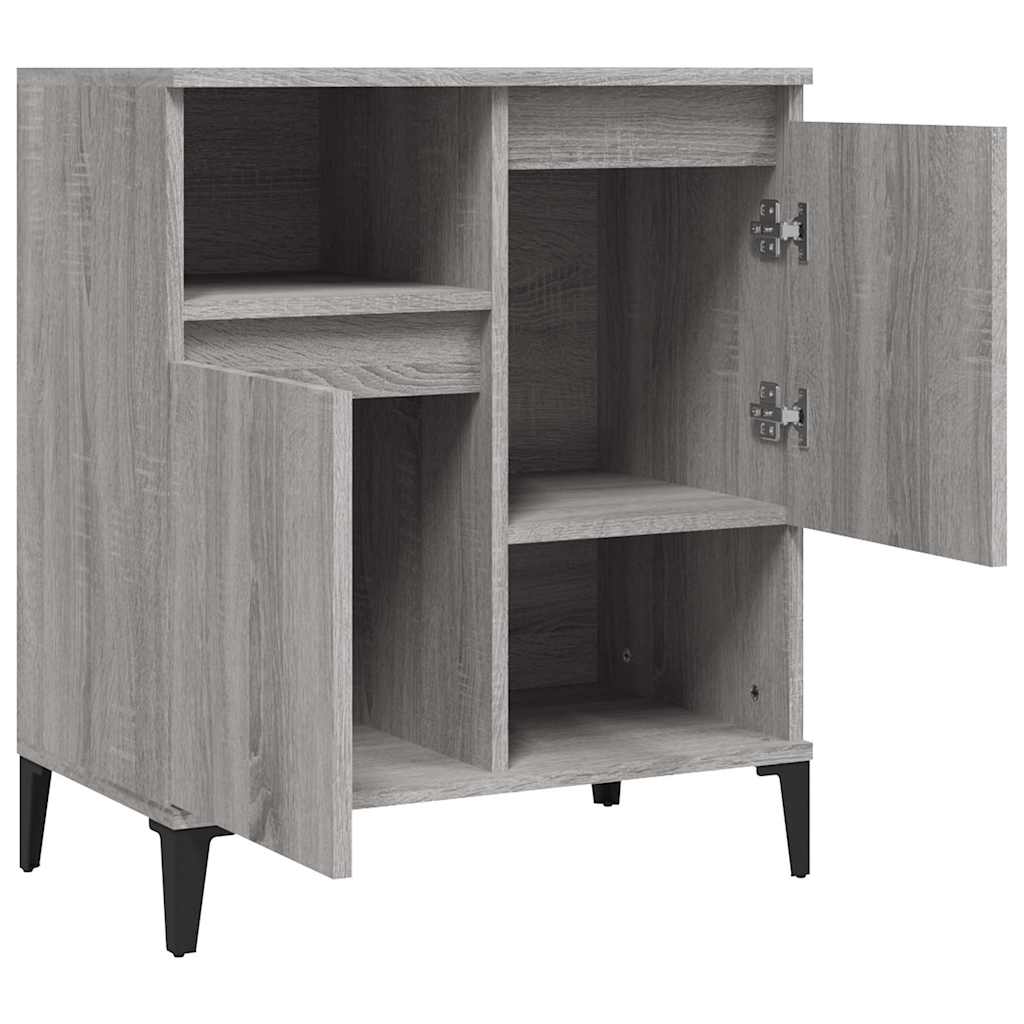 vidaXL Sideboard Grey Sonoma 60x35x70 cm Engineered Wood 6