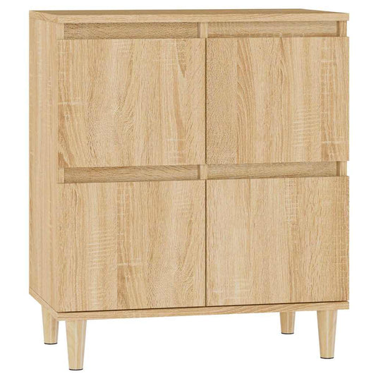 Buffet and sideboard in sonoma oak finish, showing the wood grain detail