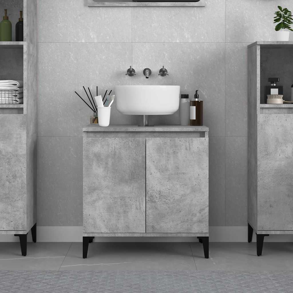 vidaXL Sink Cabinet 58x33x60 cm Engineered Wood