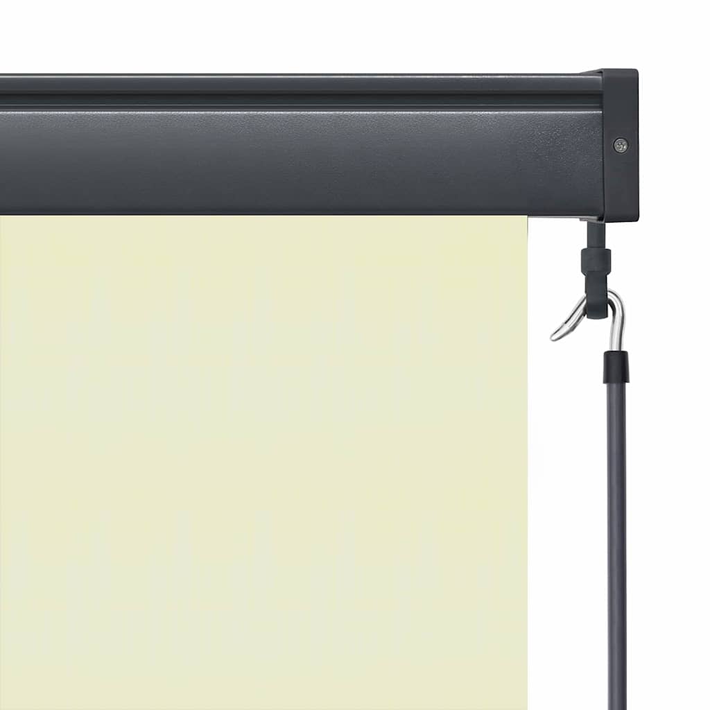 vidaXL Roller Blind Cream 180 x 250 cm Fabric and Aluminum 6