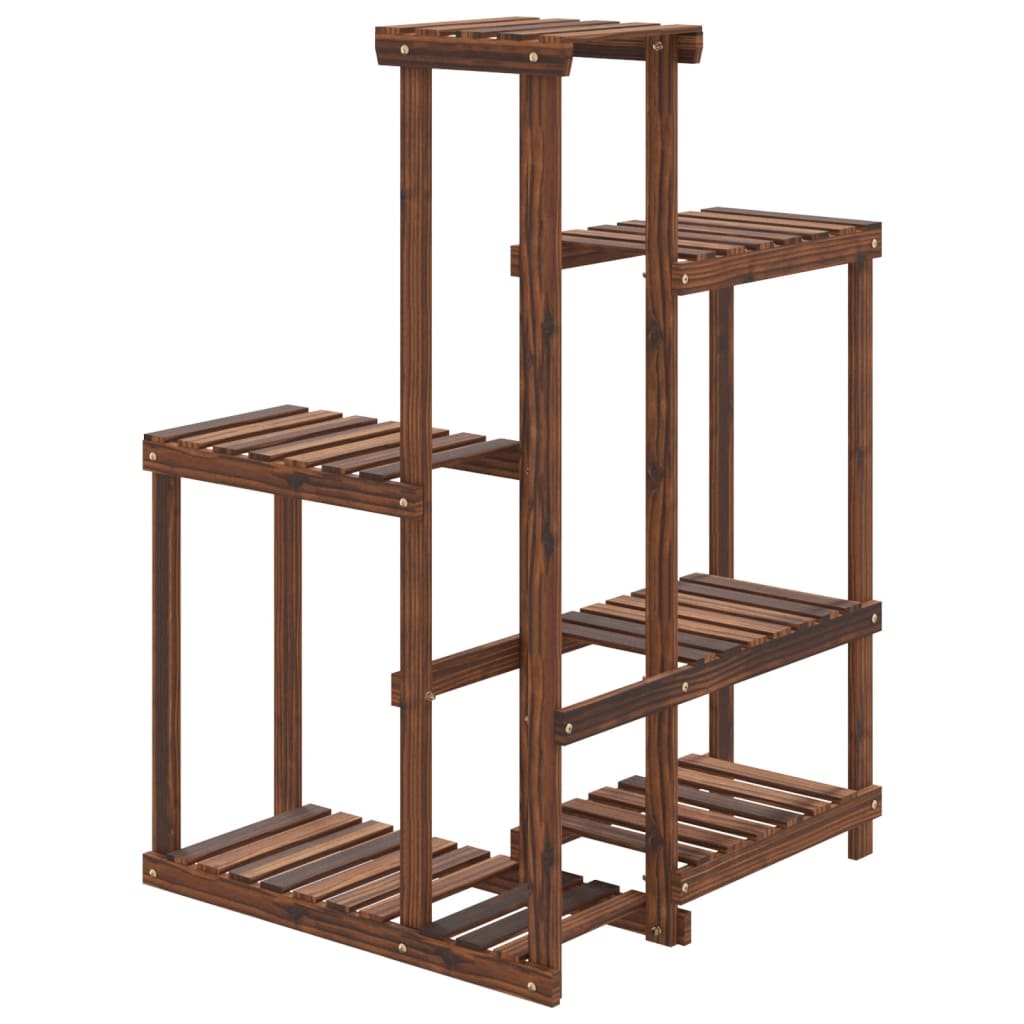 vidaXL Flower Stand 62.5x61.5x101.5 cm Solid Wood Fir 6