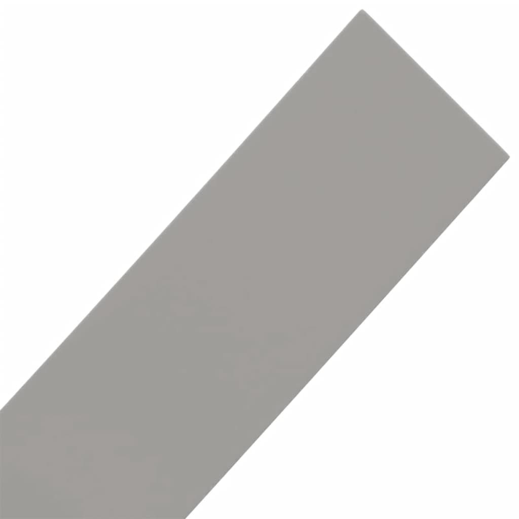 vidaXL Garden Edgings 3 pcs Grey 10 m 10 cm Polyethylene 6