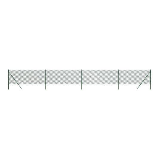 Chain Link Fence Height 10 m Green 1 m