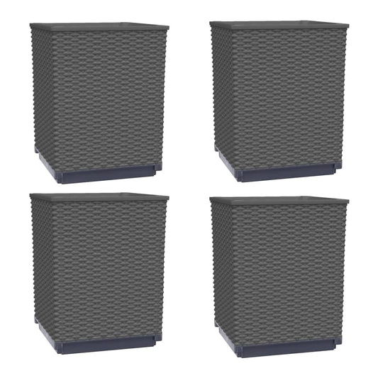 Planters 30x30x37 cm Polypropylene Black