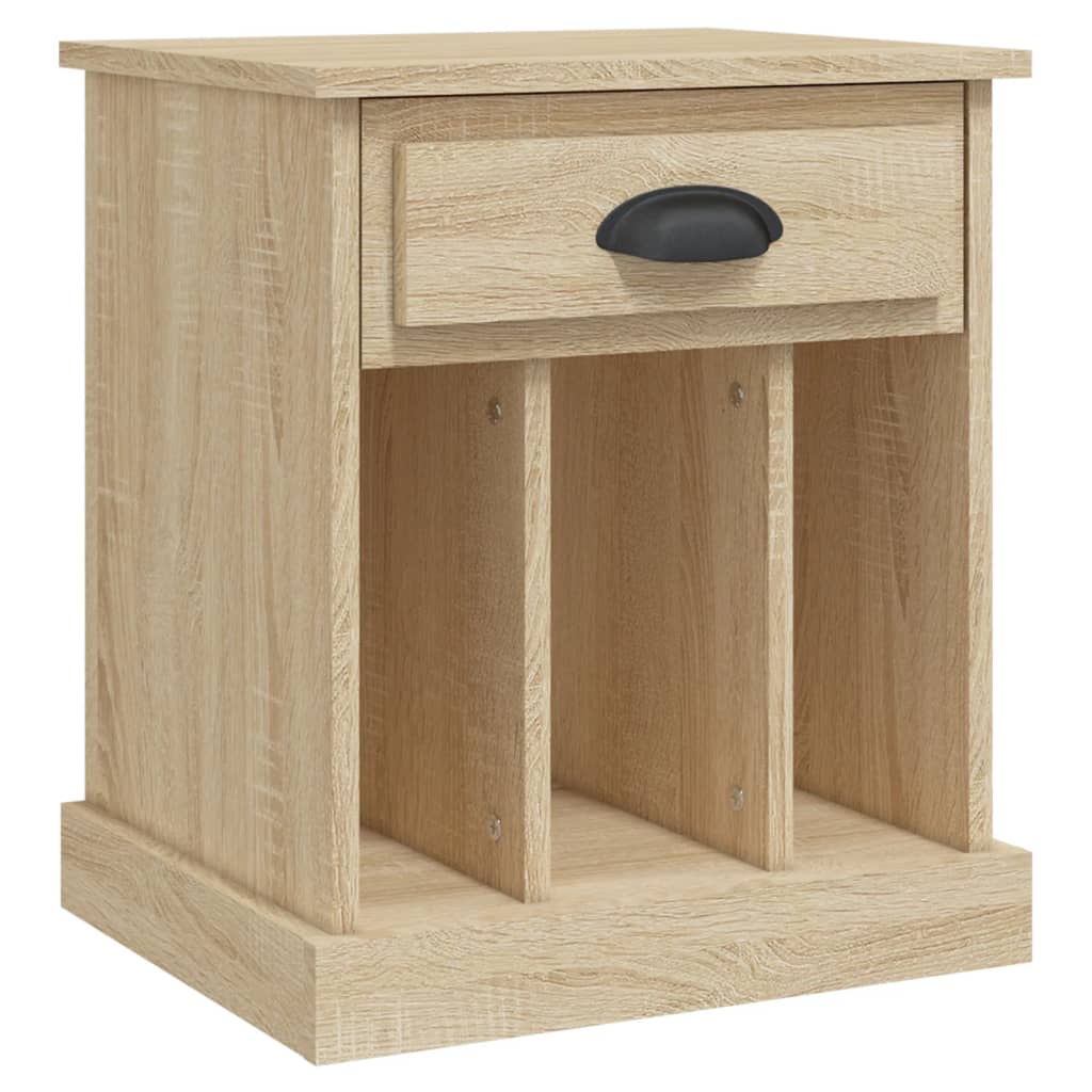 vidaXL Bedside Cabinets 2 pcs Sonoma Oak 43x36x50 cm 6