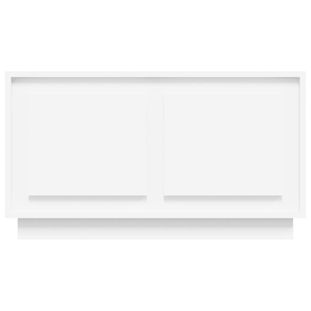 vidaXL TV Cabinet | White | Engineered Wood | 80x35x45 cm | TV Cabinet 6
