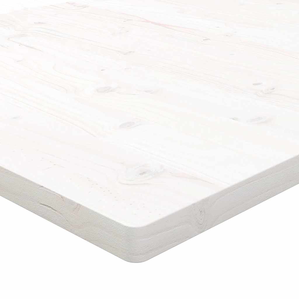 vidaXL Desk Top White 100x50x2.5 cm Solid Wood Pine 6
