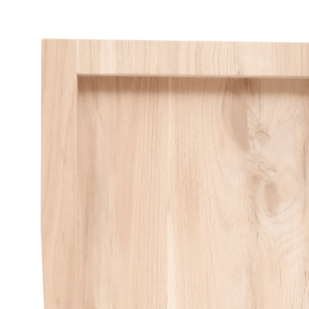 vidaXL Bathroom Countertop 80x40x(2-6) cm Untreated Solid Wood 6