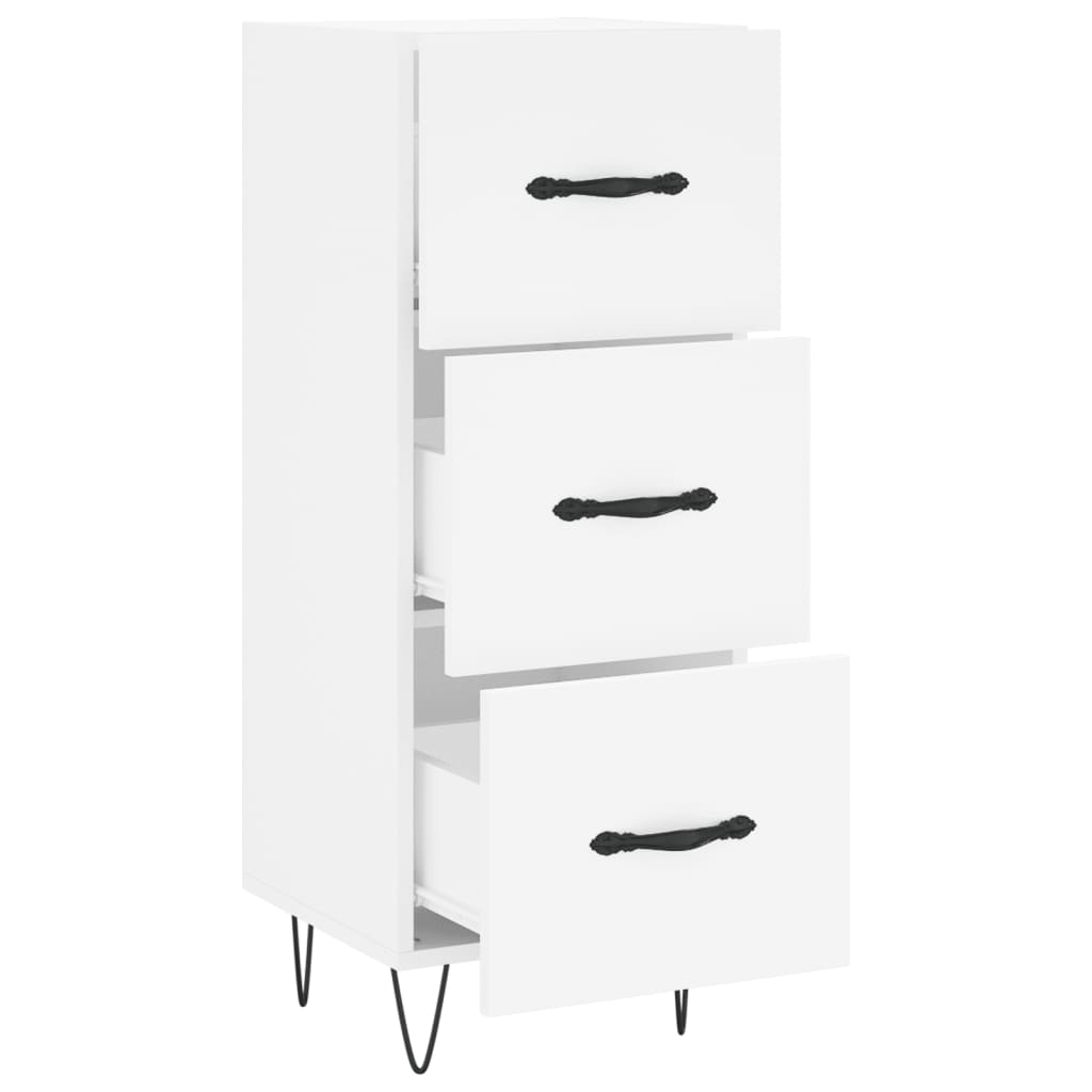 Sideboard 34,5x34x90 cm Engineered Wood White