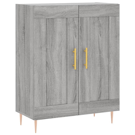 vidaXL Sideboard Grey Sonoma 69.5x34x90 cm Engineered Wood 2