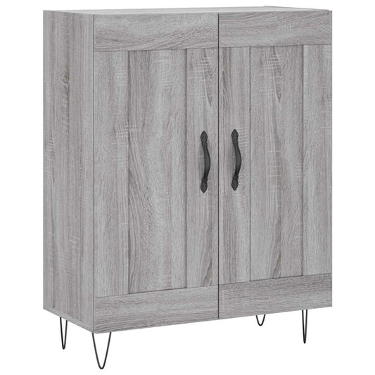 vidaXL Sideboard Grey Sonoma 69,5x34x90 cm Engineered Wood 2