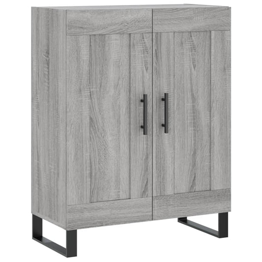vidaXL Sideboard Grey Sonoma 69.5x34x90 cm Engineered Wood 2