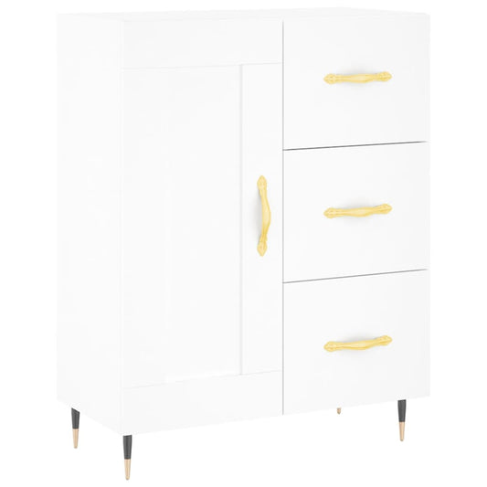 vidaXL Sideboard White 69,5x34x90 cm Engineered Wood 2