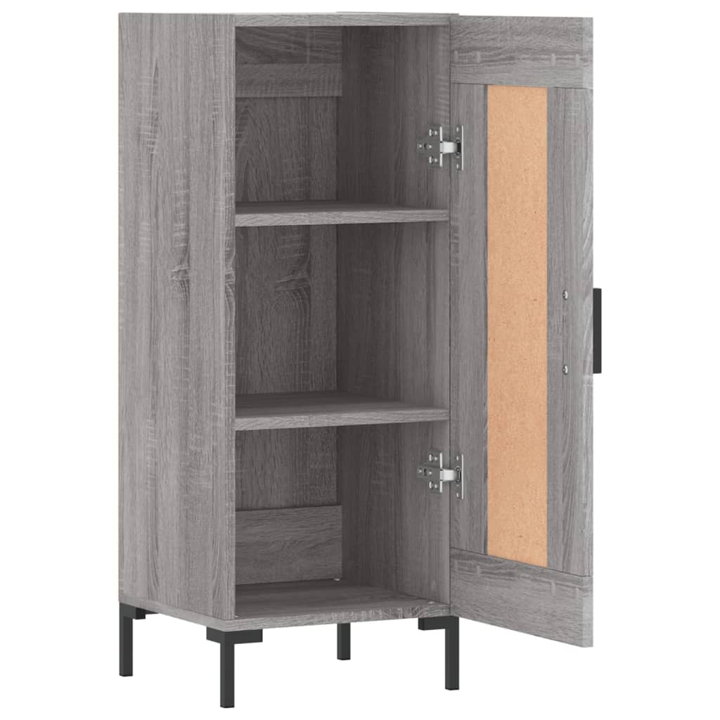 vidaXL Sideboard Grey Sonoma 34.5x34x90 cm Engineered Wood 6