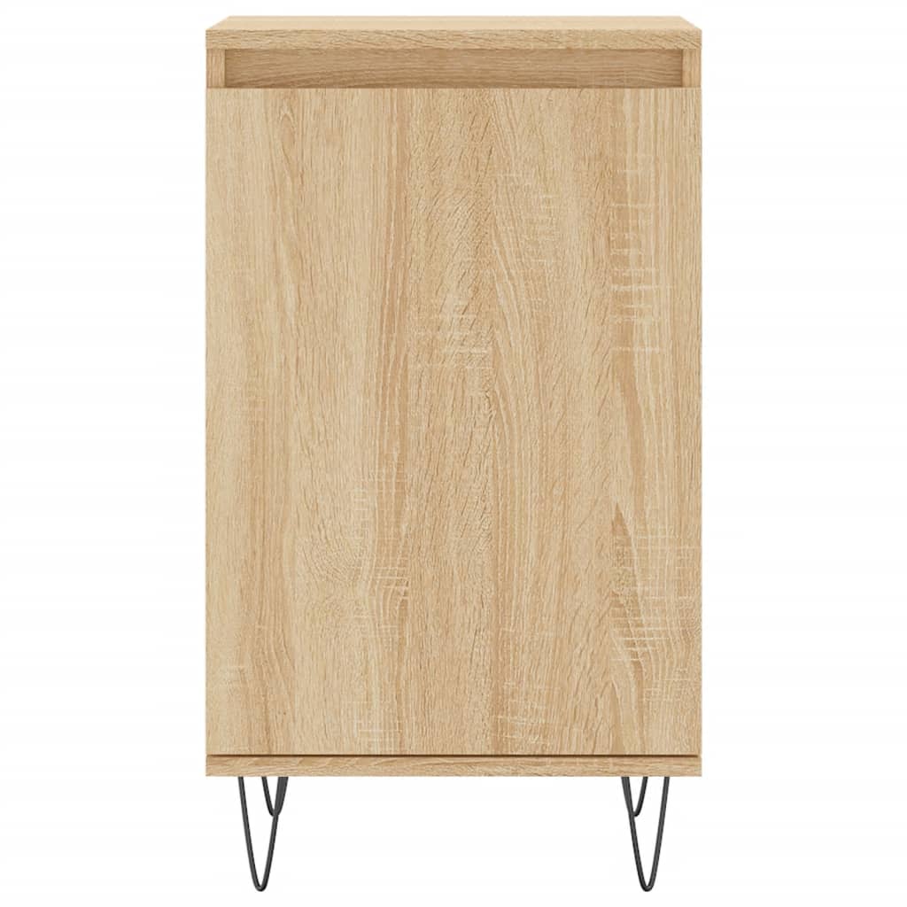 vidaXL Sideboards 2 pcs Sonoma Oak 40x35x70 cm Engineered Wood 6