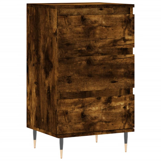 vidaXL Sideboard Smoked Oak 40x35x70 cm Engineered Wood 2