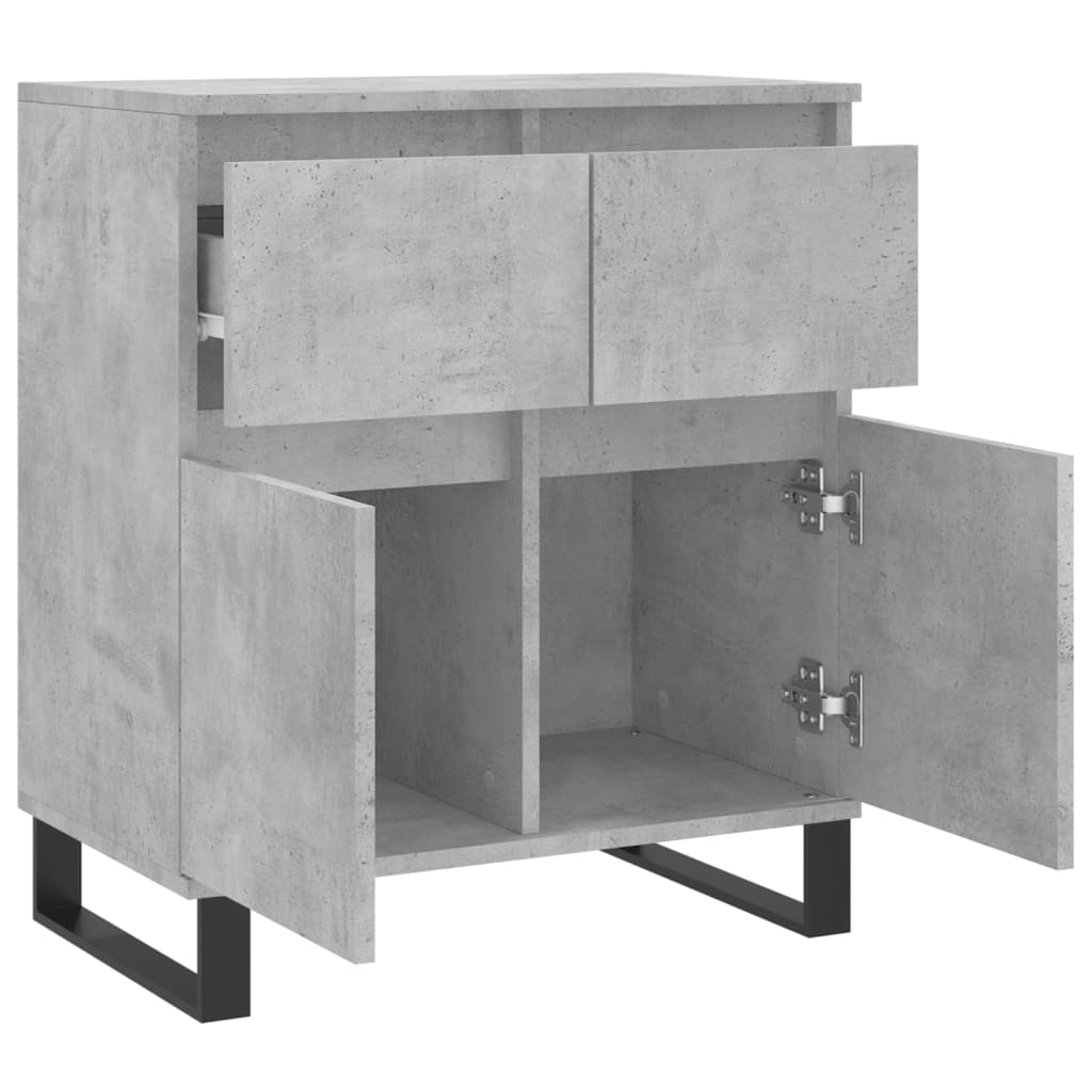 vidaXL Sideboard Concrete Grey 60x35x70 cm Engineered Wood 6
