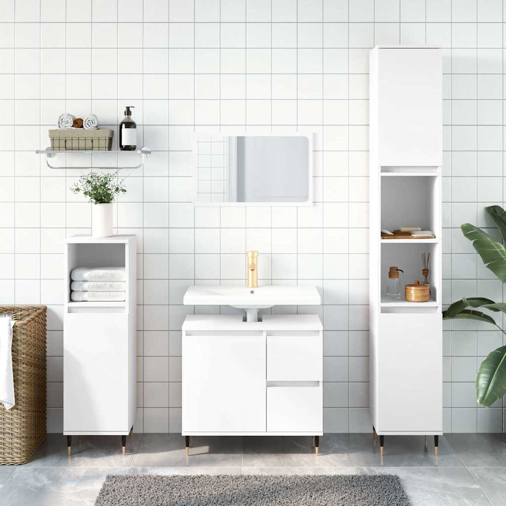 vidaXL Bathroom Cabinet 65x33x60 cm Engineered Wood