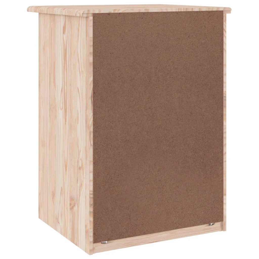 vidaXL Bedside Cabinet ALTA 41x35x55.5 Solid Wood Pine 6