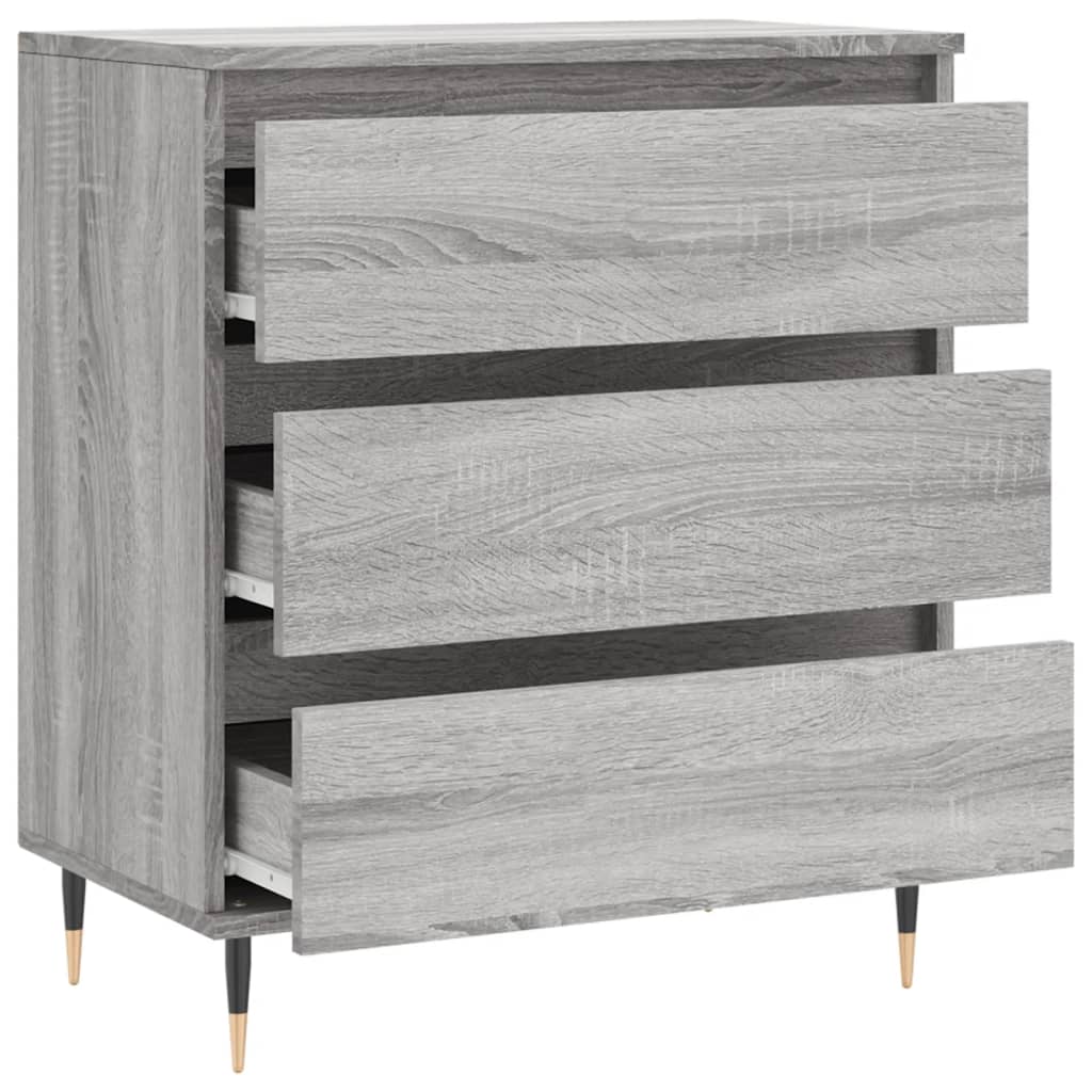 vidaXL Sideboard Grey Sonoma 60x35x70 cm Engineered Wood 6