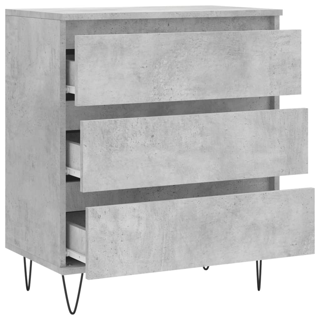 vidaXL Sideboard Concrete Grey 60x35x70 cm Engineered Wood 6