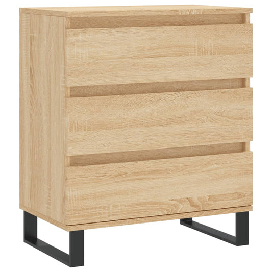 vidaXL Sideboard Sonoma Oak 60x35x70 cm Engineered Wood 2
