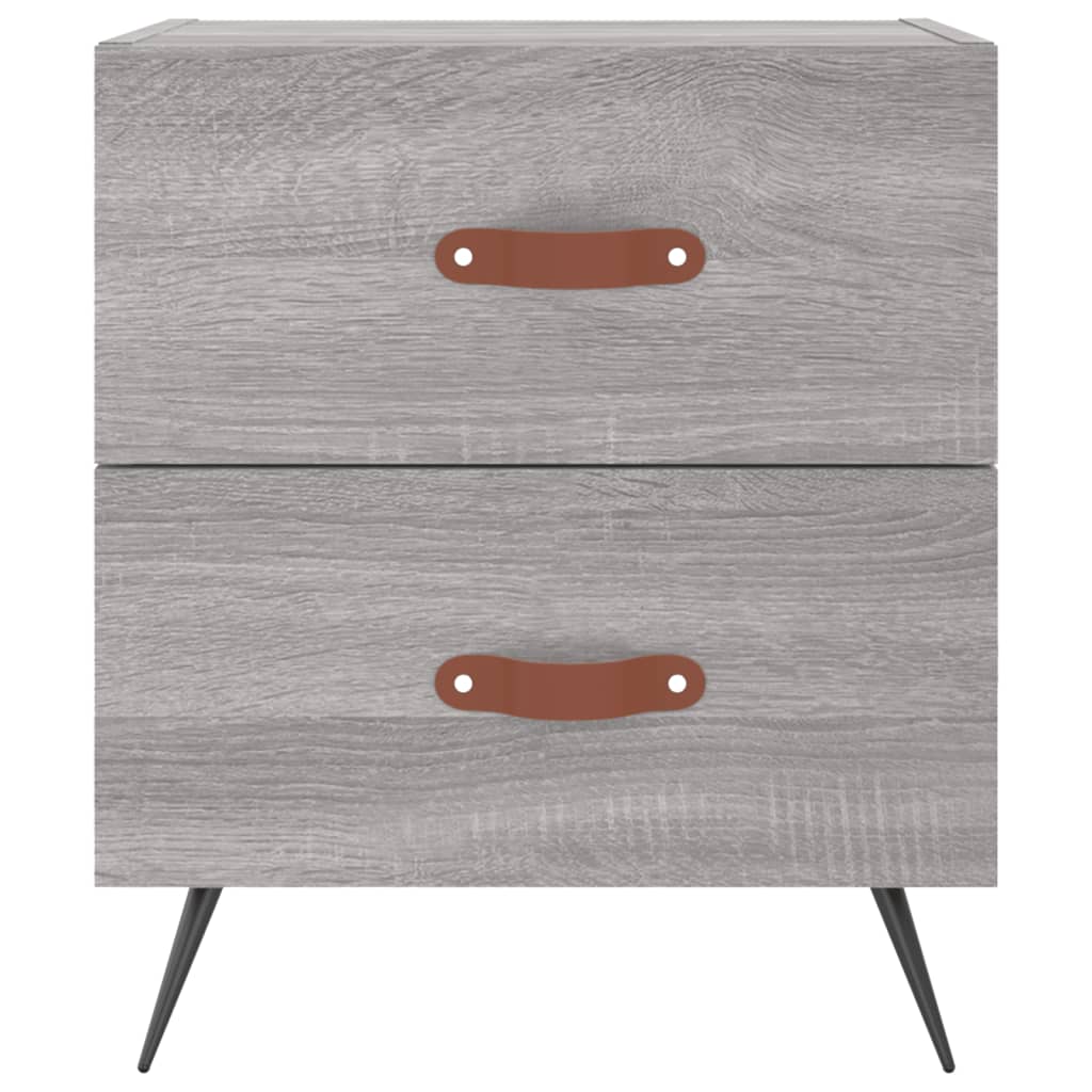 vidaXL Bedside Cabinets 2 pcs Grey Sonoma 40x35x47.5 cm Engineered Wood 6