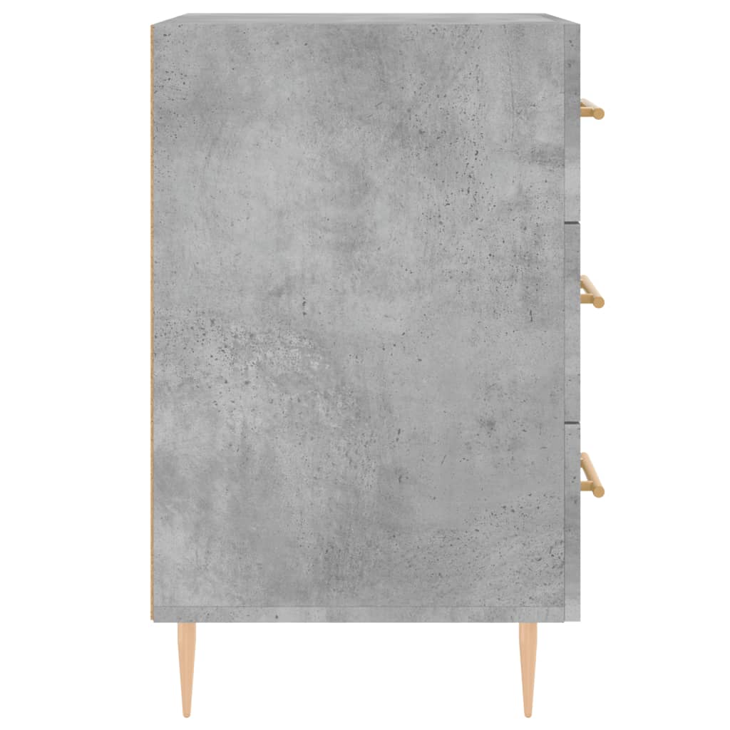 vidaXL Bedside Cabinet Concrete Grey 40x40x66 cm Engineered Wood 6