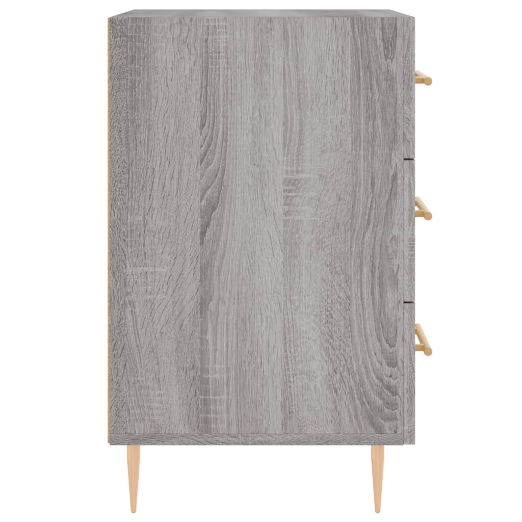 vidaXL Bedside Cabinet Grey Sonoma 40x40x66 cm Engineered Wood 6