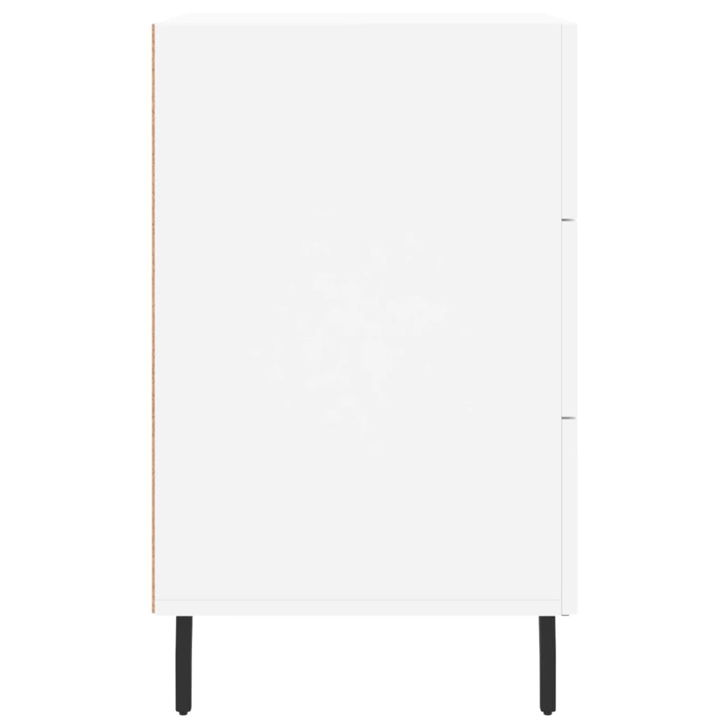vidaXL Bedside Cabinet White 40x40x66 cm Engineered Wood 6