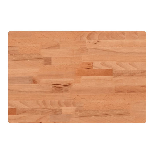 Bathroom Countertop Solid Wood Beech Brown 60 cm 4 cm 40 cm