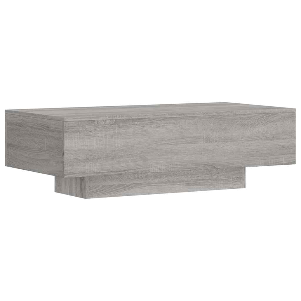vidaXL Coffee Table Grey Sonoma 100x49.5x31 cm Engineered Wood 6