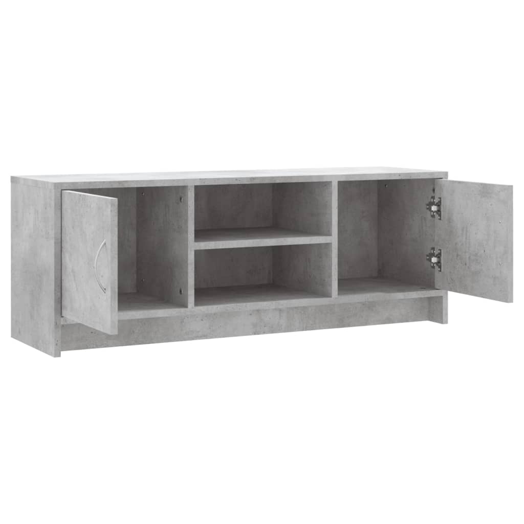 vidaXL TV Cabinet Concrete Grey 102x30x37.5 cm Engineered Wood 6