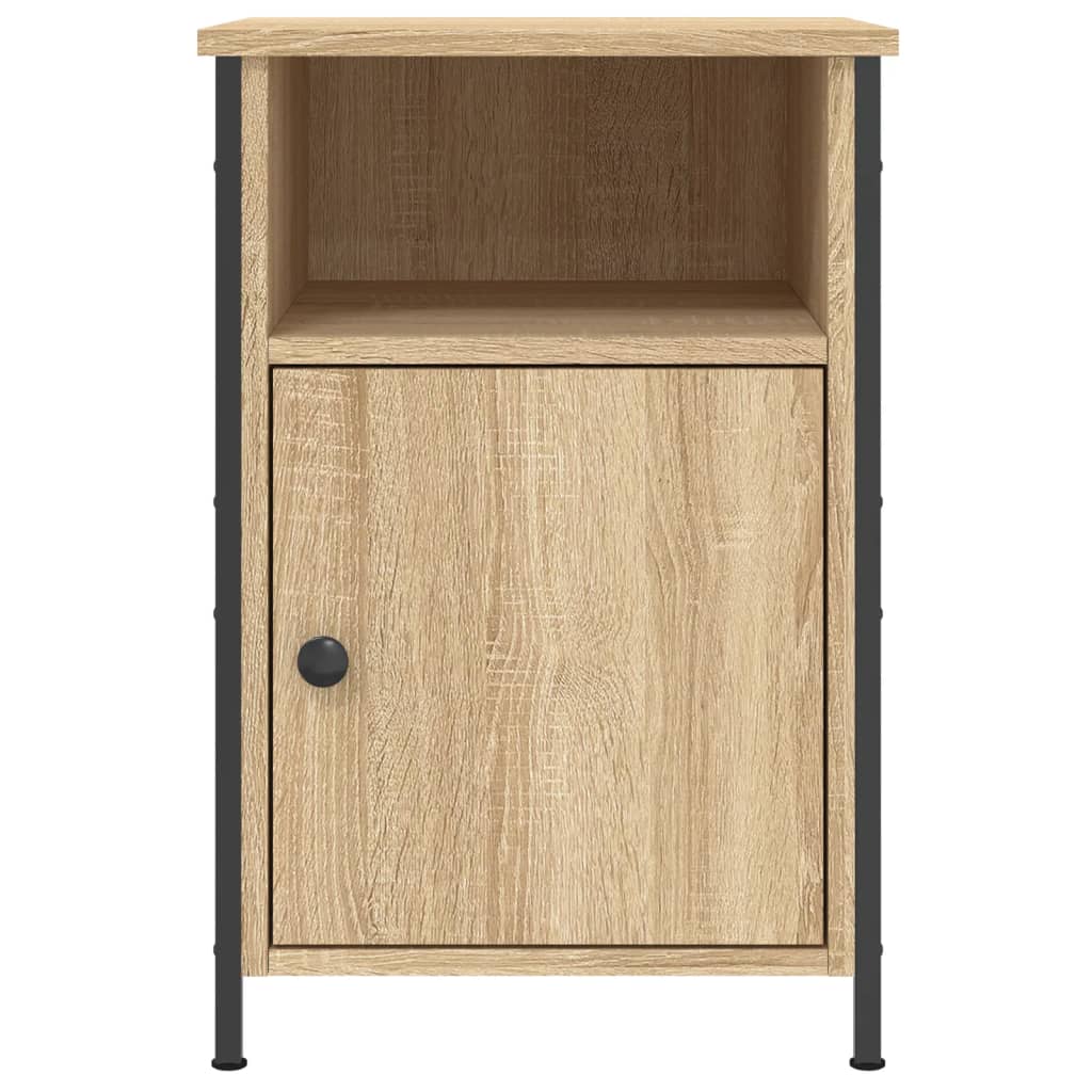 vidaXL Bedside Cabinets 2 pcs Sonoma Oak 40x42x60 cm Engineered Wood 6