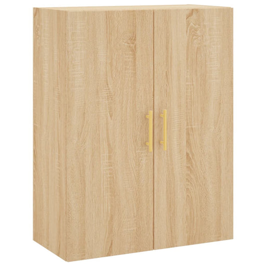 vidaXL Wall Mounted Cabinet Sonoma Oak 69,5x34x90 cm 2
